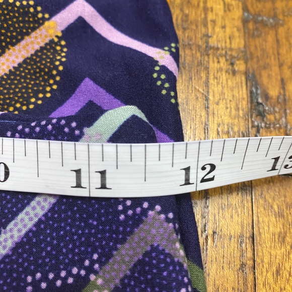 LuLaRoe Disney Mickey Mouse Purple Stripes Leggings - Picture 5 of 10